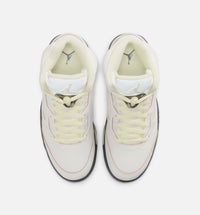 Air Jordan 5 Retro Luminous Green and Sail Womens Lifestyle Shoe - Sail/Luminous Green/Anthracite Free Shipping