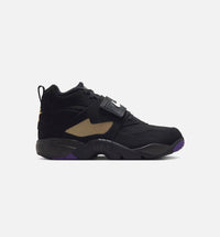 Air Diamond Turf Mens Lifestyle Shoe - Black/White/Club Purple/Metallic Gold