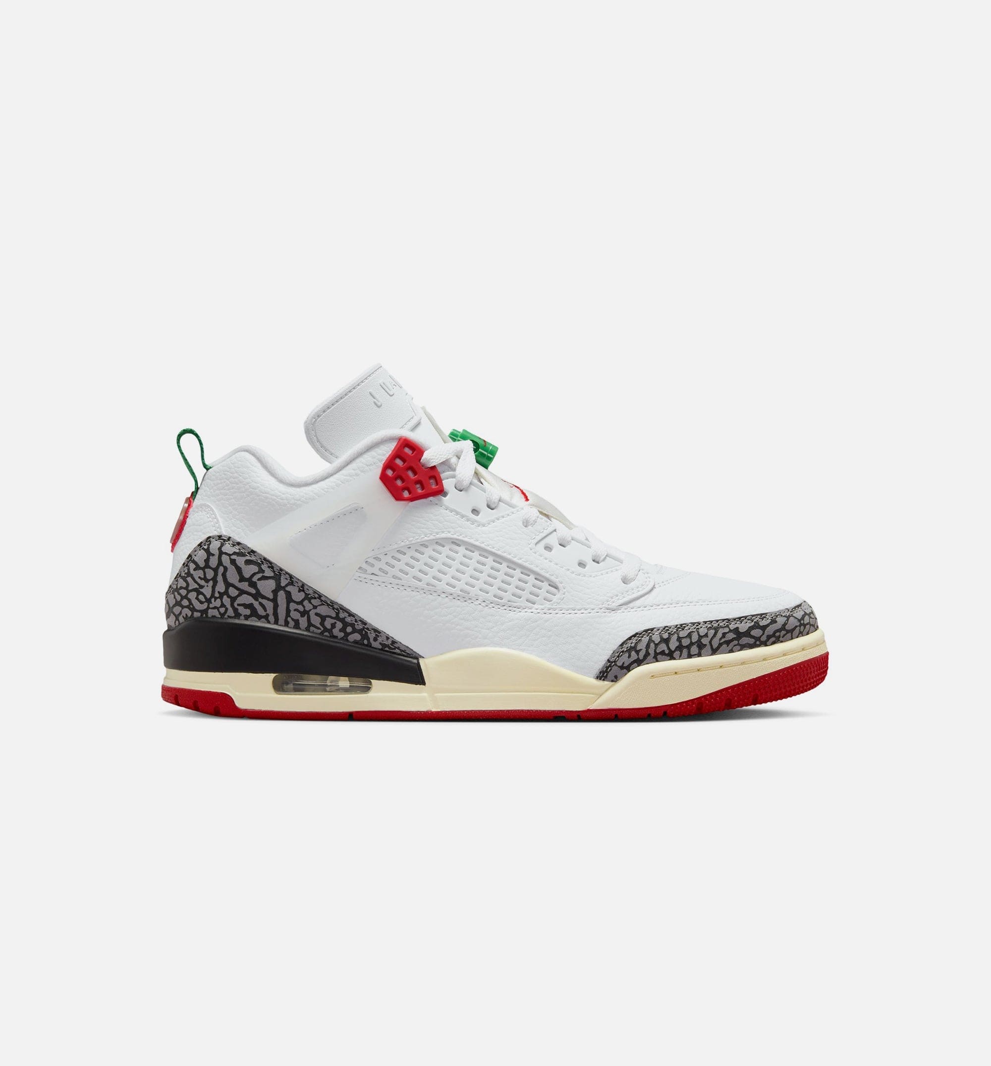Spizike Low Mens Lifestyle Shoe - White/Black/Sail/Varsity Red