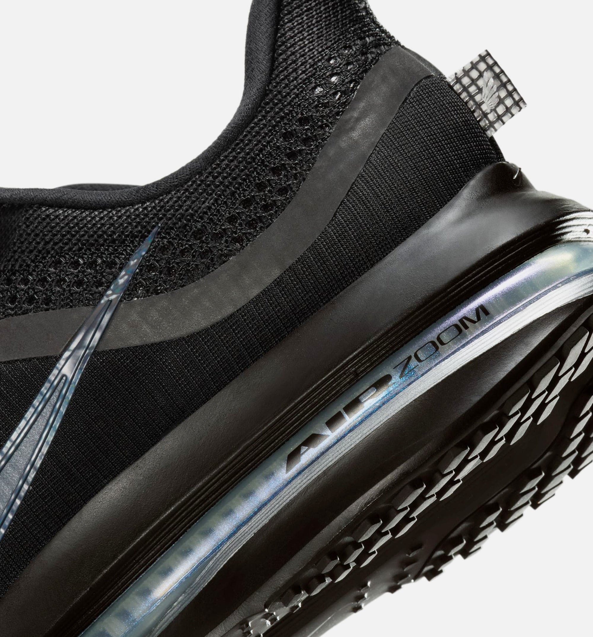 Pegasus Premium Womens Lifestyle Shoe - Black/Black/Metallic Silver