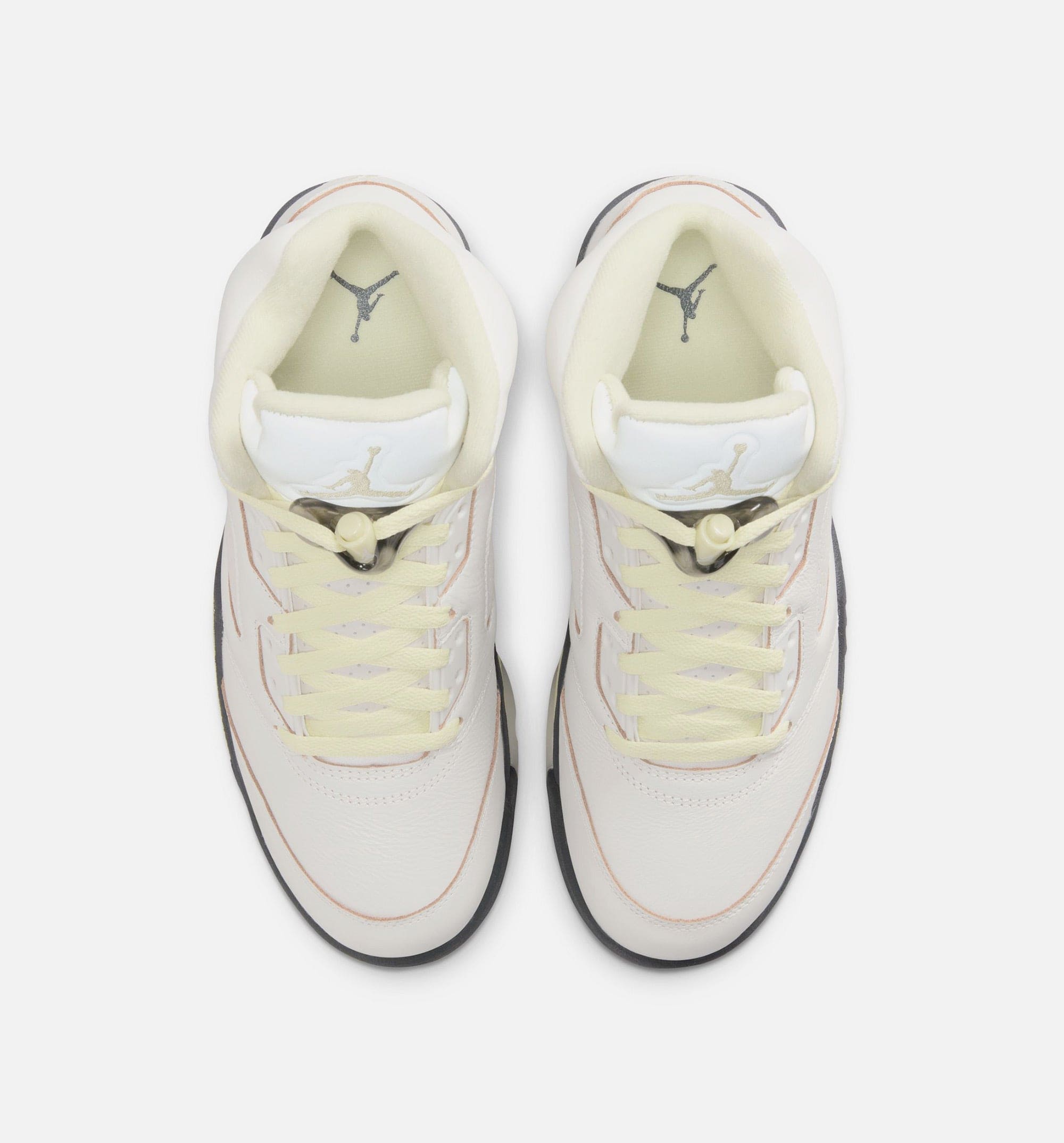 Air Jordan 5 Retro Luminous Green and Sail Womens Lifestyle Shoe - Sail/Luminous Green/Anthracite Free Shipping