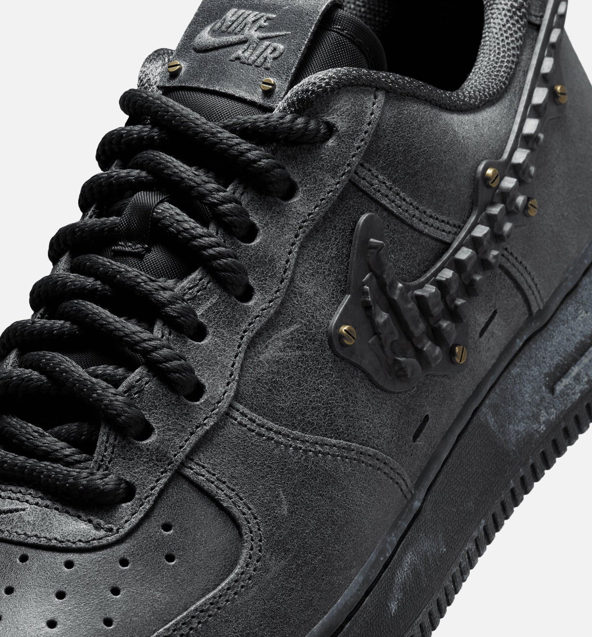 Air Force 1 Low LV8 Mens Lifestyle Shoe - Medium Ash/Anthracite/Black